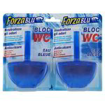 forzablu acqua blu wc - 2 pastiglie - deterge - anticalcare - lunga durata:  : pulizia e cura della casa