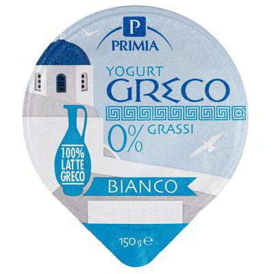 Yogurt Greco Bianco Primia 0% Grassi g 150
